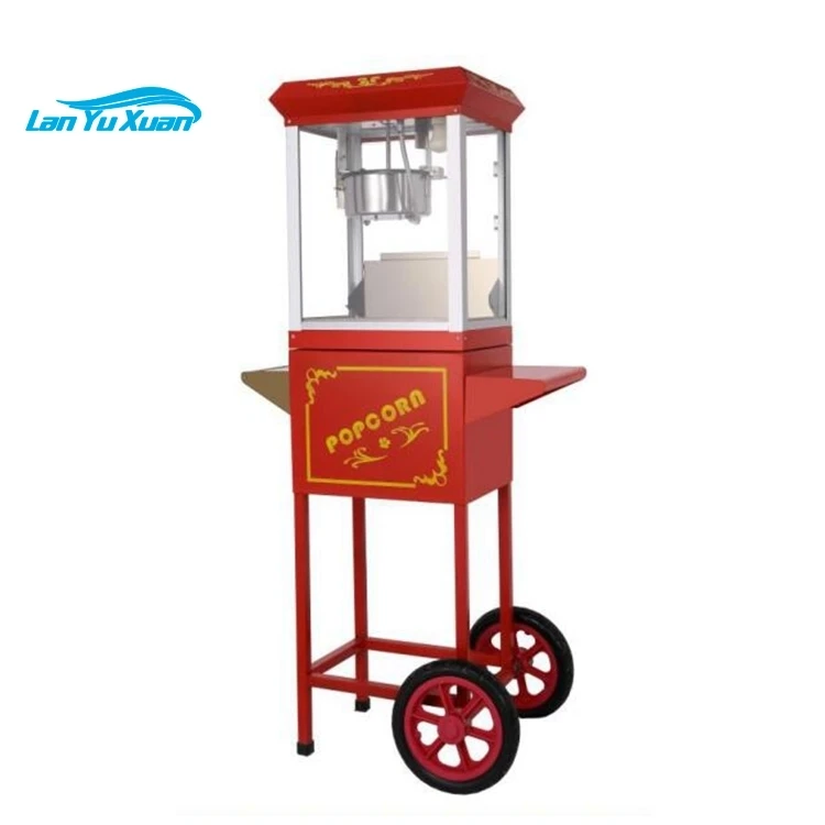 8 Ounces Electric Popcorn Machine With Cart