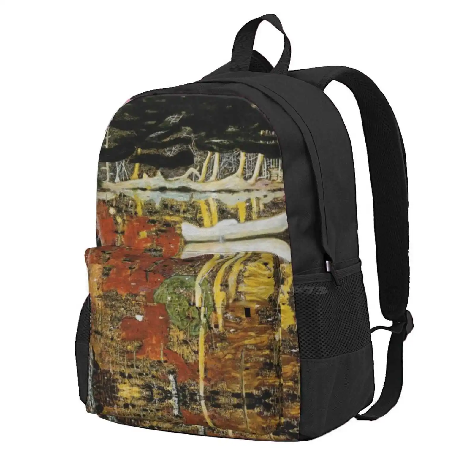 Peter Doig Hot Sale Schoolbag Backpack Fashion Bags Canadian Artists Expressionism Symbolism Tropical Landscapes Visual Arts