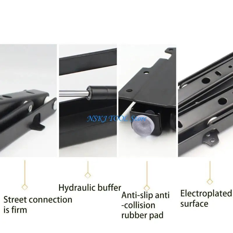 L8RC 1 Paar Opklapbaar voor Zitbeugel Scharnier Verbergen Schoen Veranderende Beugel voor Schoenenkast, Garderobe, Kast