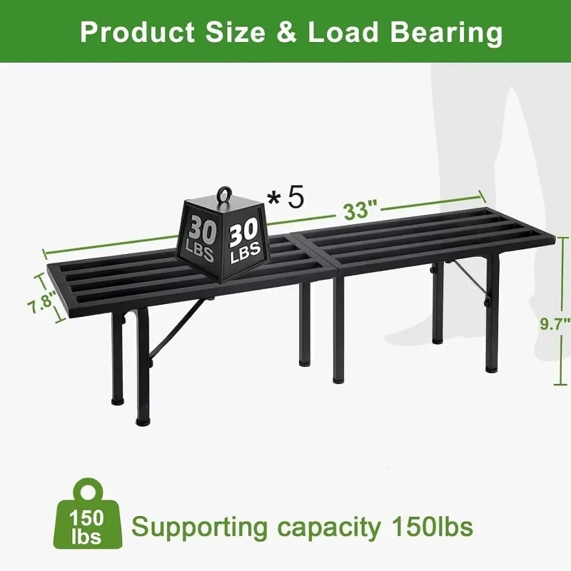 Metal Plant Stand, Plant Stand Outdoor Plant Shelf Heavy Duty Waterproof