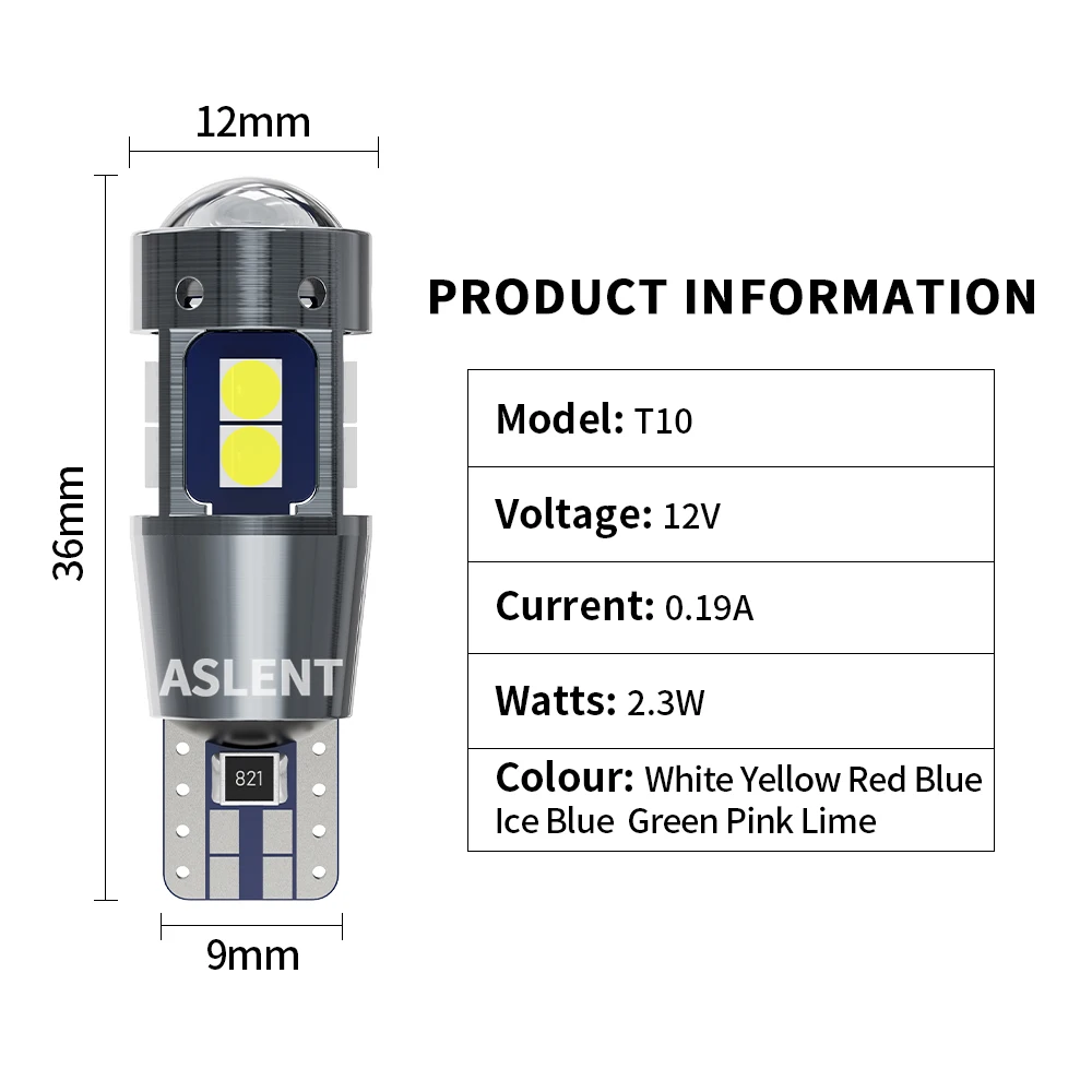 2 sztuki wysokiej jakości T10 W5W Super jasne 3030 LED do odczytu wnętrza samochodu światło kopuły lampa obrysowa 168 194 LED Auto żarówki