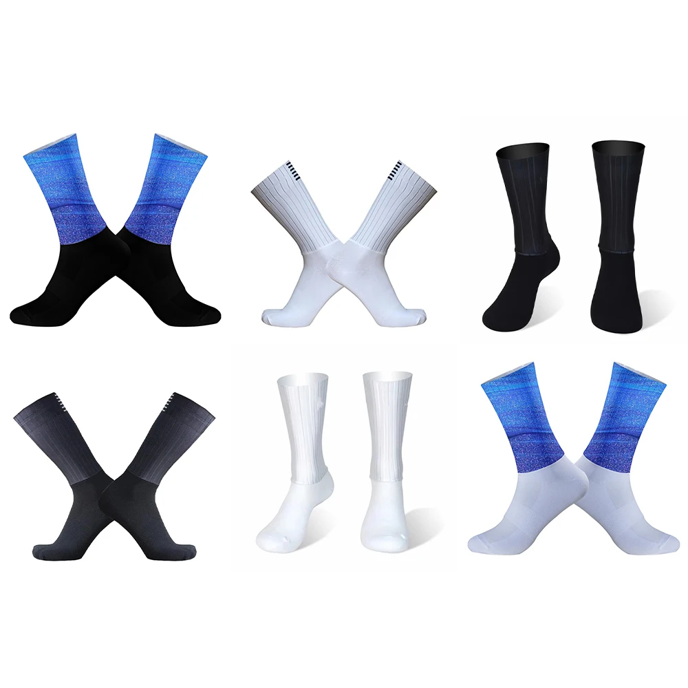 2024 New Summer Socks Silicone Socks Cycling Bicycle Sport Running Bike Socks