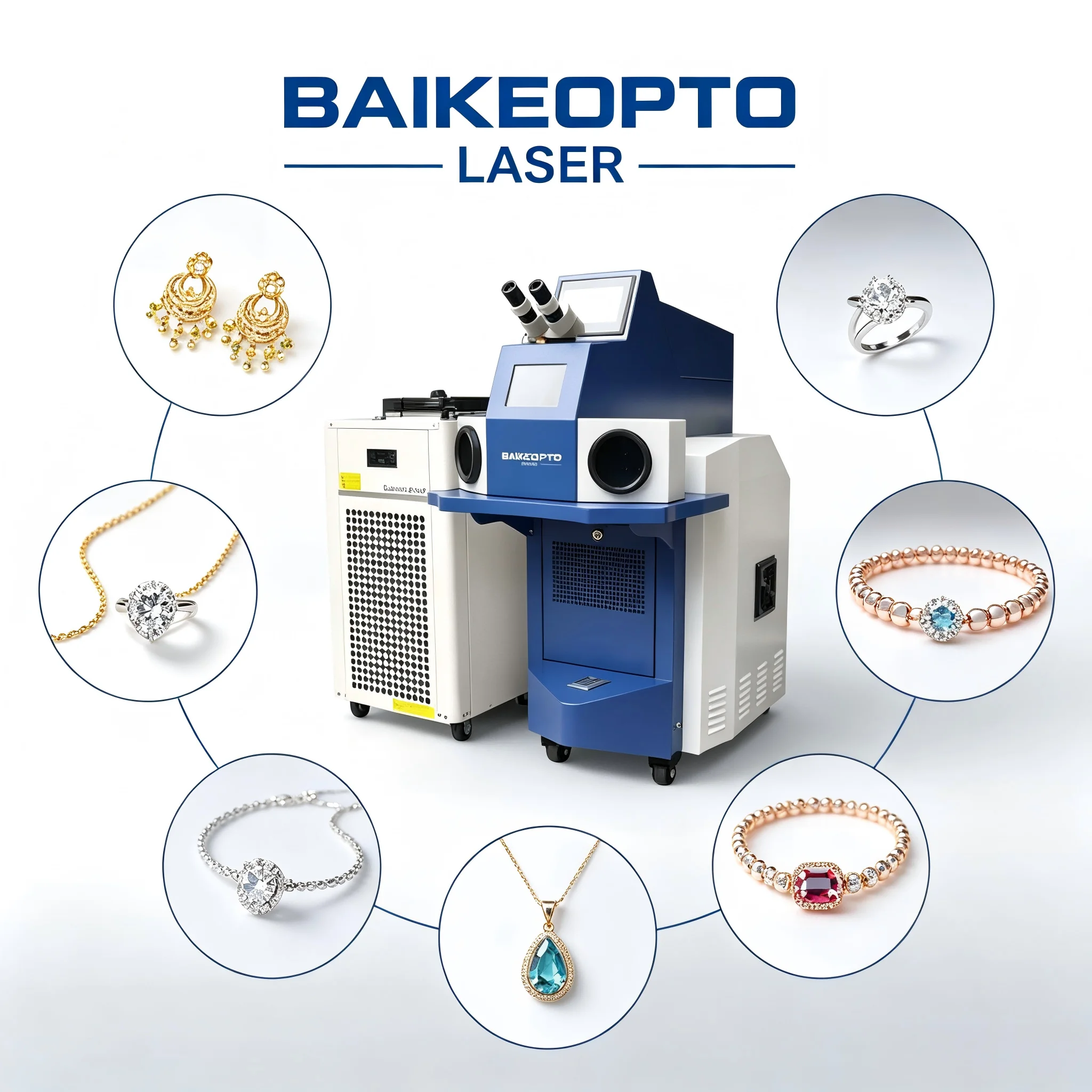 CCD Water‑Cooled 200W YAG Laser Spot Welding Machine Professional Equipment for Earring Closure Assembly and Jewelry Restoration