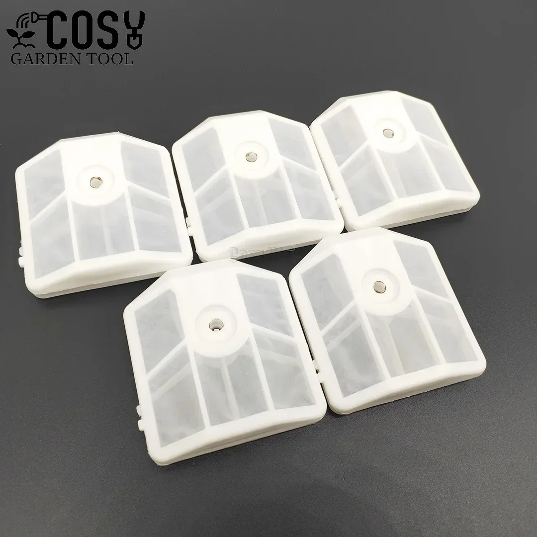 COSY 5Pcs Plastic Air Filter Cleaner Fit for Chinese Chainsaw 38cc 3800 Replacement Spare Tool Part Grass Cutter Machine Parts