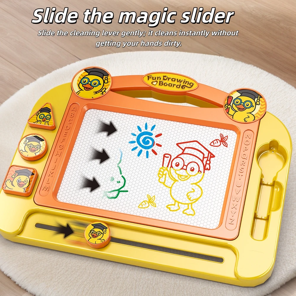 Gekleurd magnetisch tekenbord voor kinderen, graffiti uitwisbaar tekenbord, magnetische zuigkracht stimuleert schildertalent aan
