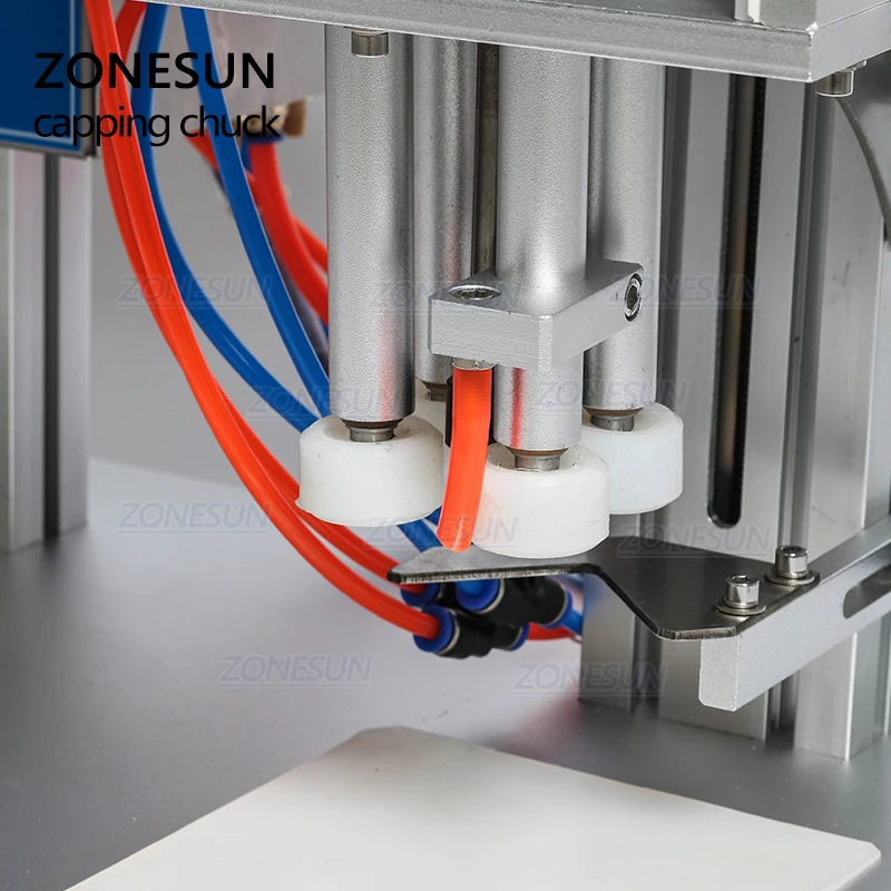 ZONESUN – roues à Friction, tête de mandrin pour capsulage de bouteilles médicales XLSGJ-6100, Machine à capsuler, jus de parfum cosmétique