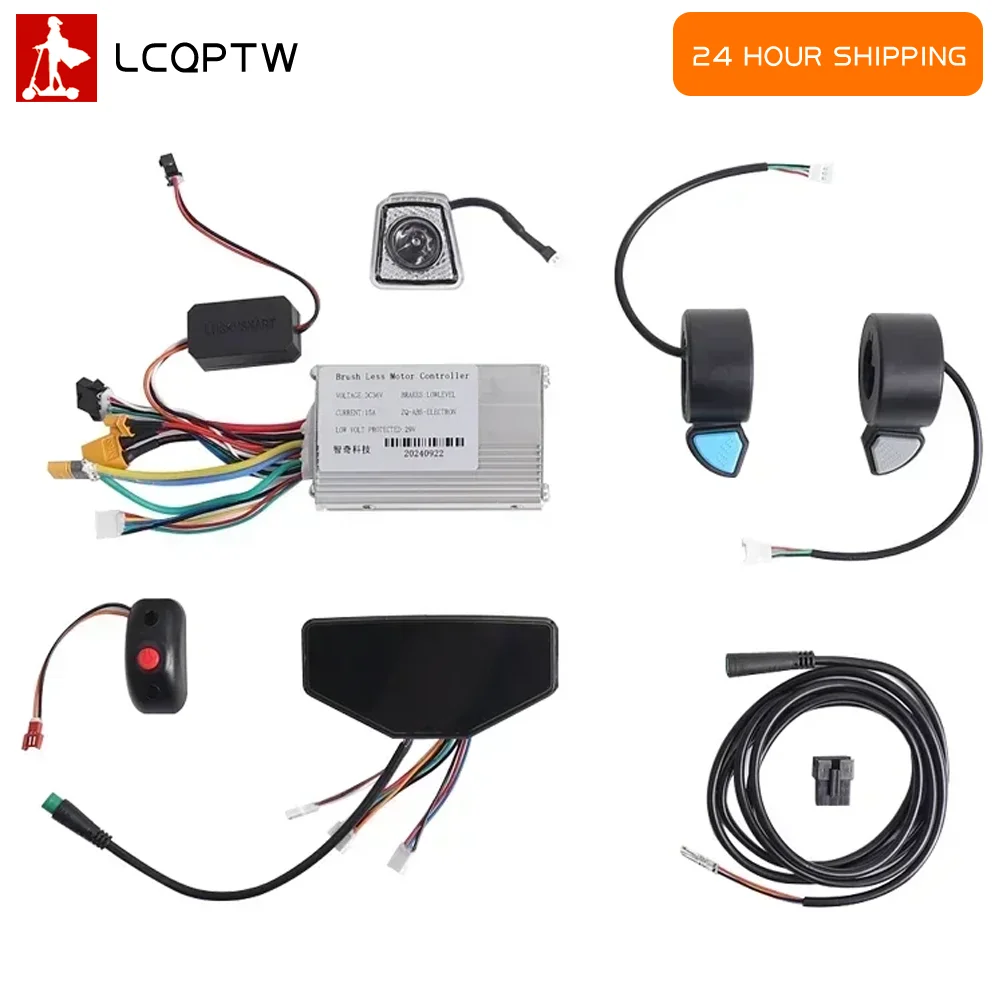 

36V Dashboard Controller Full Kit with Light System-Brushless Motor for Kugoo Kirin S8 Pro Electric Scooter High Bright Lighting