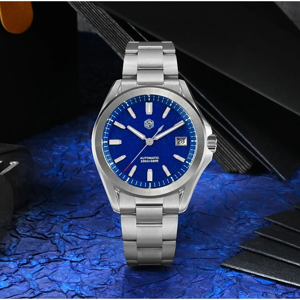 

San Martin 2024 New Gada Fashion Sport Watch 39mm NH35 Automatic Mechanical Men Watches Dress Waterproof 100m Luminous SN0129 ﻿