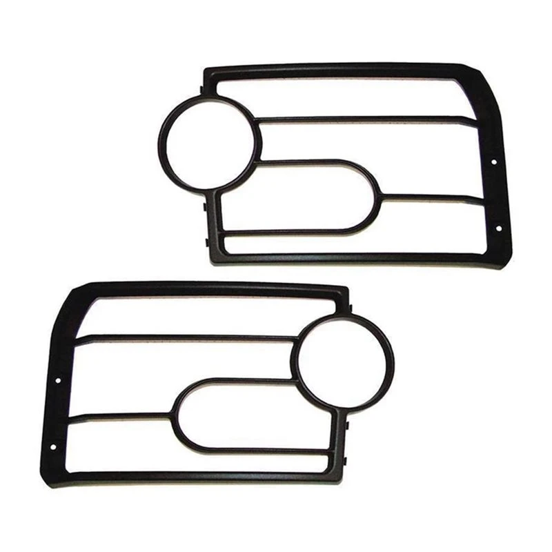 A33K-For Land Rover LR3 Discovery 3 2005-2009 Front Light Guards Set New VUB501200 Headlight Protection Frame