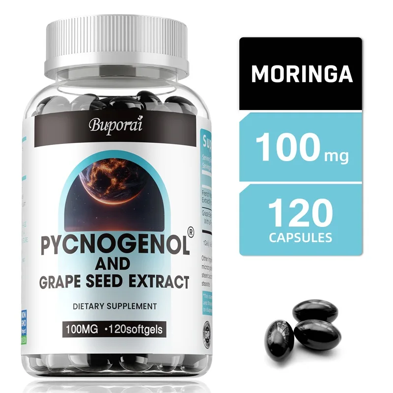 

Pycnogenol & Grape Seed Extract - Natural Antioxidants Promote Heart Health and The Circulatory System, and Soothe Inflammatory