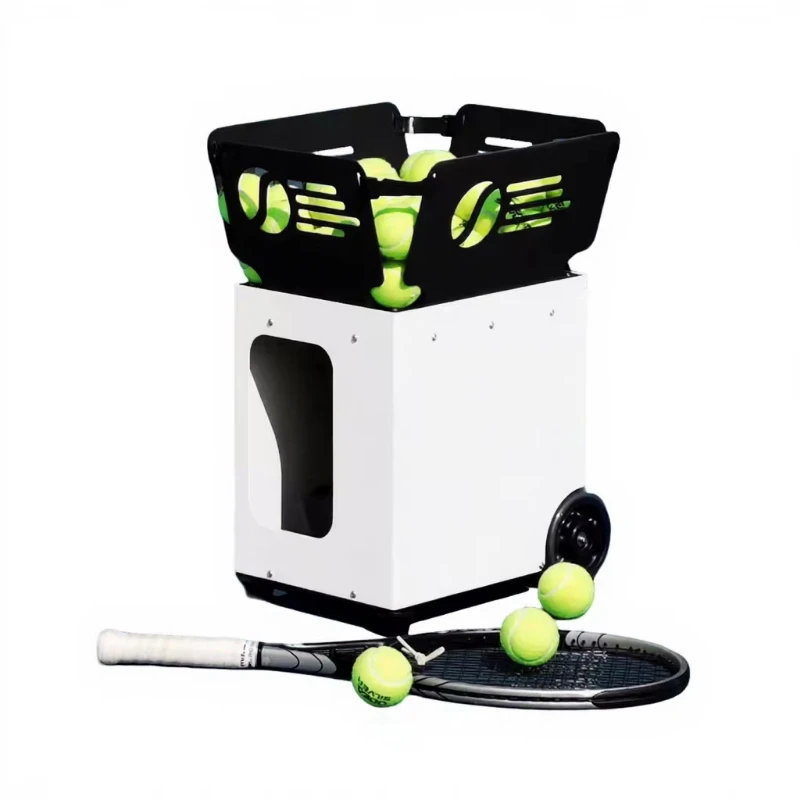 Smart Portable Tennis Machine | Single/Multiplayer AI Robot Training Equipment, 120 Ball Capacity