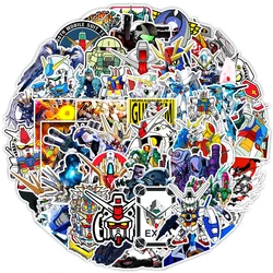 10/30/50PCS Anime GUNDAM Graffiti Stickers DIY Skateboard Laptop Helmet Phone Luggage Car Decal Funny Sticker Decals for Kids