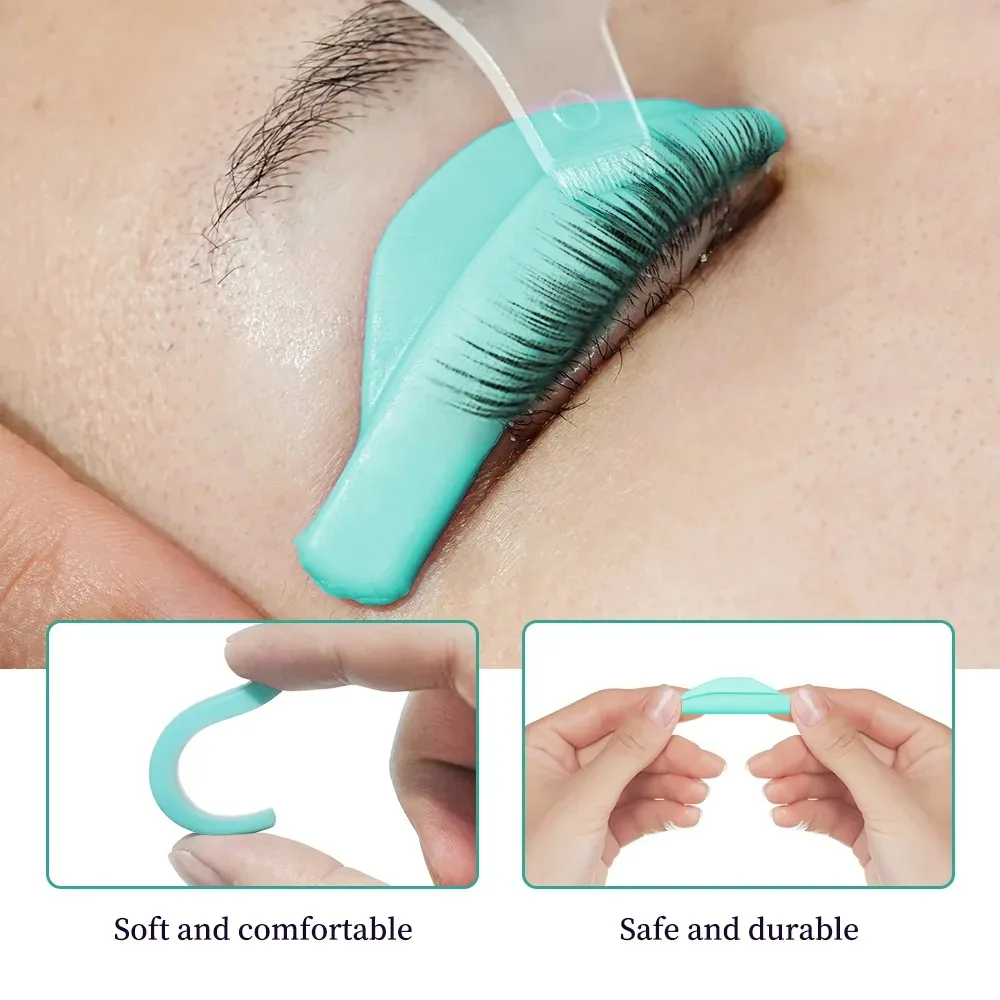 5/7/14Pairs/Pack Silicone Eyelash Perm Pad Recycling Lashes Rods Shield Lifting 3D Eyelash Curler Applicator Makeup Tools