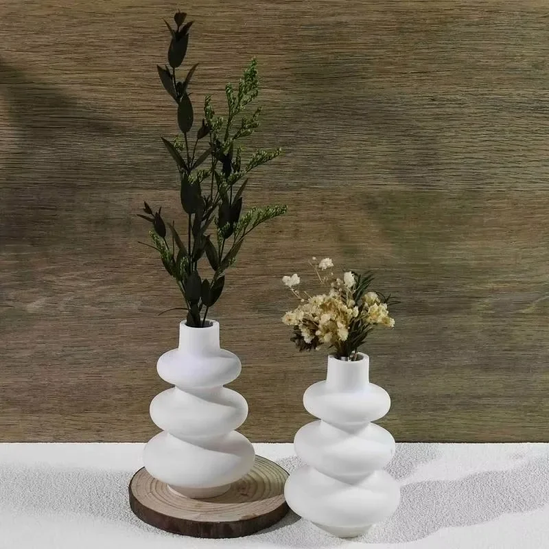 

Irregular Vase Silicone Mold DIY Vase Ornament Decoration Plaster Cement Resin Mold Crafts Home Decoration