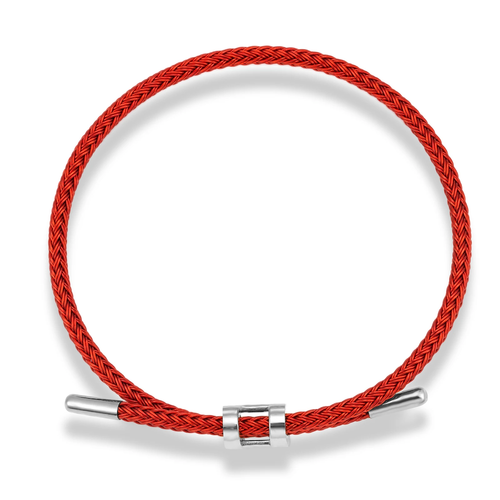 Luxuriöses Mehrfarbiges Handgefertigtes Armband für Damen und Herren Verstellbares Nicht-Verblassendes Edelstahl-Draht Wasserfestes Seil Paar-Schmuck Geschenk