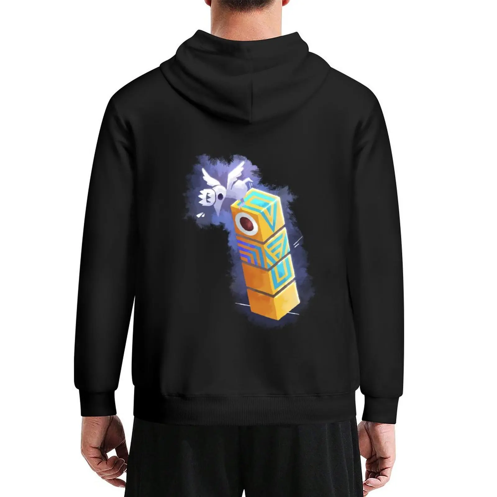 

Totem and bird Ida from Monument Valley Hoodie mens clothing men clothes hooded shirt korean autumn clothes tracksuits