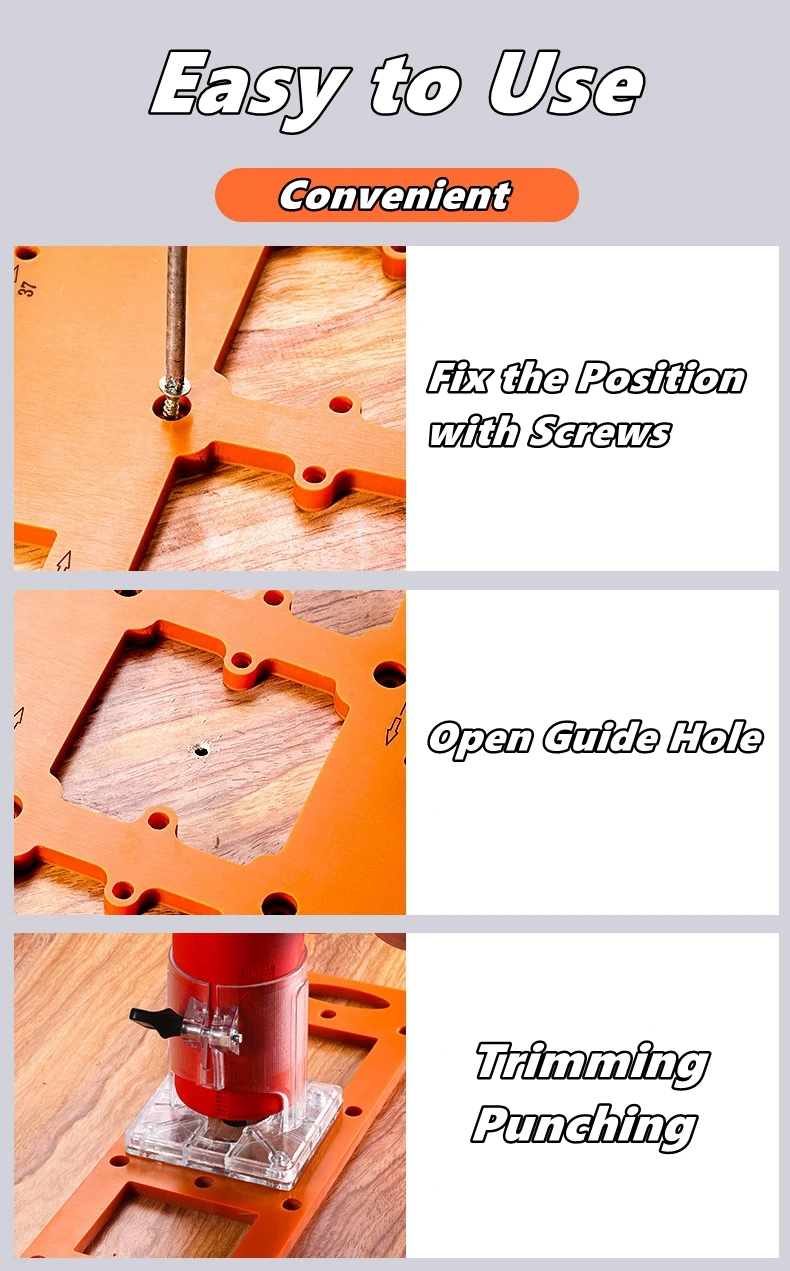 Arco raio aparar guarda-roupa embutido buraco ferramenta de abertura soquete entalho modelo localizador multifuncional modelo de abertura