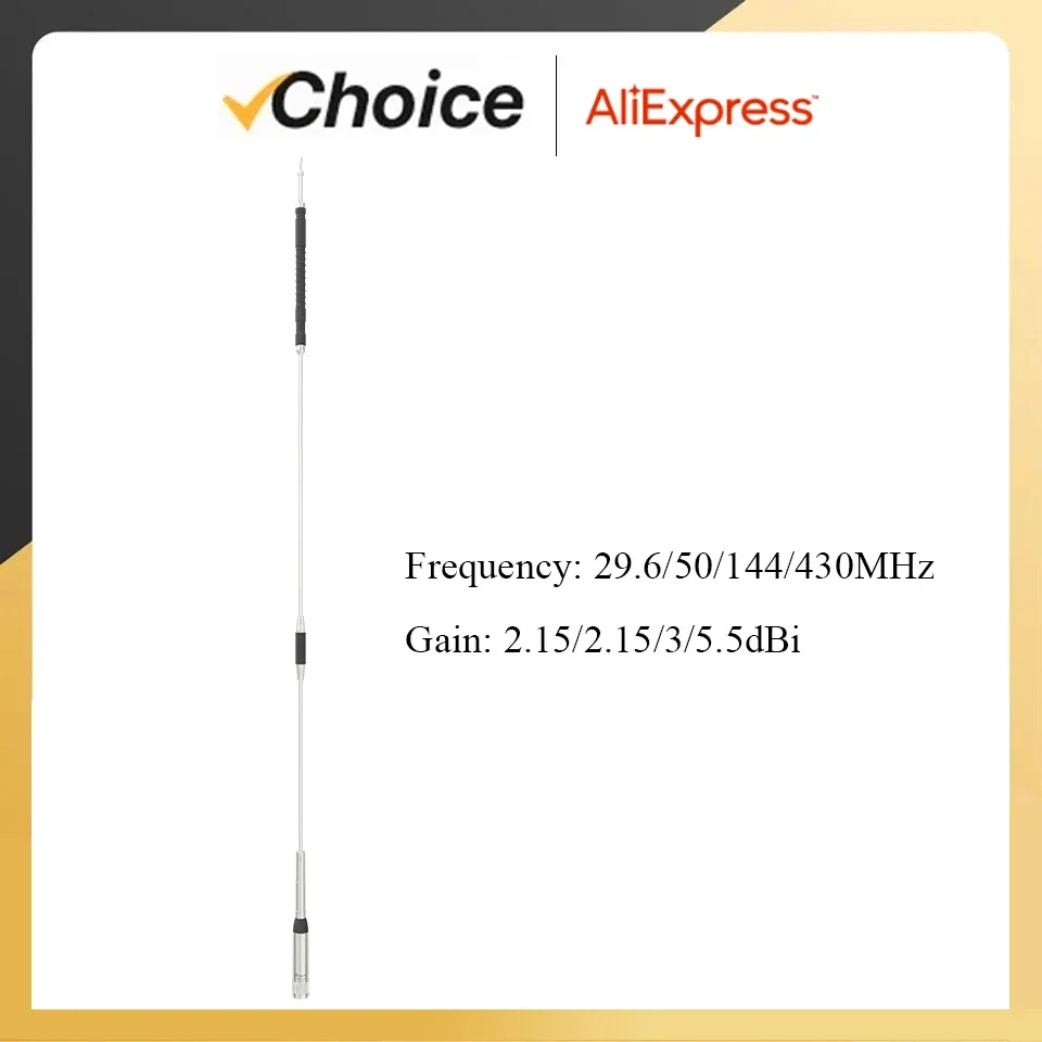 CR-8900 هوائي 29.6/50/144/430 ميجا هرتز رباعية الموجات ل TYT TH-9800 Yaesu FT-8900R سيارة CB راديو محطة متنقلة 126 سنتيمتر/49.6 بوصة مكاسب عالية #4