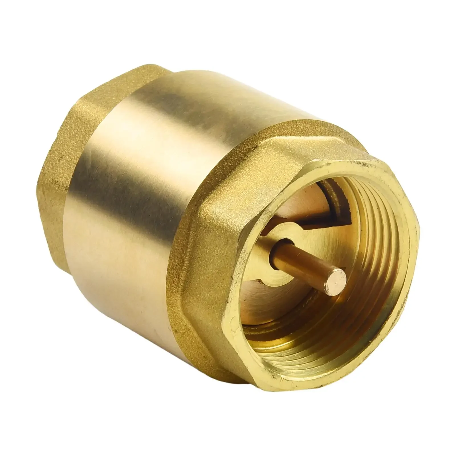 

1-1/4" NPT Brass Check Valve Female Pipe Thread FPT Fl Ow Well Pump 200 PSI 180 Stainless Steel Springs Fasteners