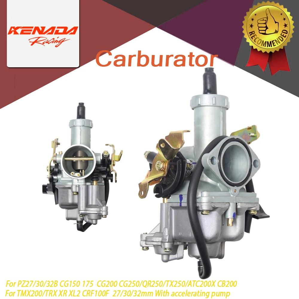 

Motorcycle Carburetor PZ27/30/32B CG150 175 200 250/ QR TX250 TRX XR XL2 CRF100F 27/30/32mm 150 175 200 250 300 350 400CC