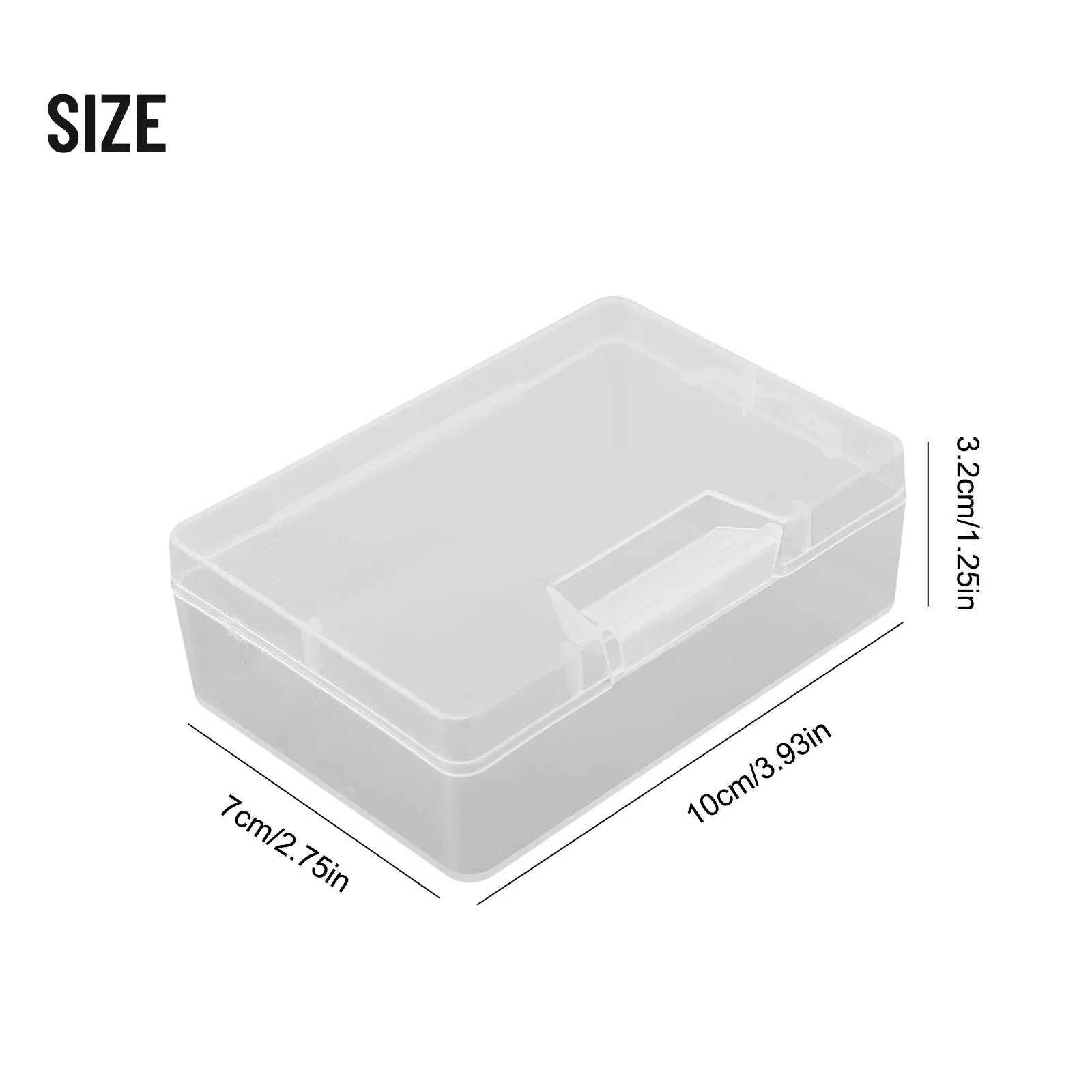 

Holder Case Storage Box Cosmetics Dustproof Earrings Necklaces Parts Plastic Rings Stylish Transparent Hardware