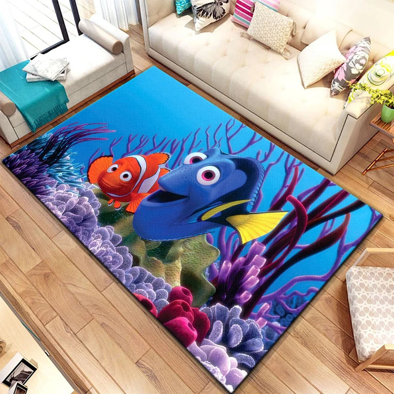 

Finding Nemo Cartoon printed area carpet for children Living room Bedroom floor mat Kitchen mat Children's Bedroom Mat