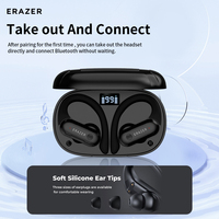 Lenovo ERAZER QT60 OWS Wireless Gaming Earphones Adjustable Sports Headset 30H Battery HiFi Sound Bluetooth 5.4 Headphones