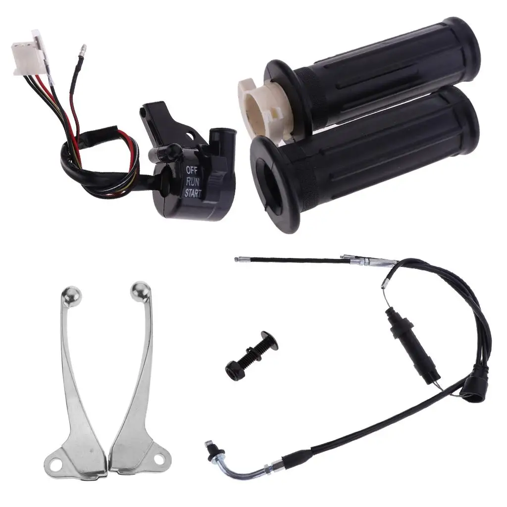 

Start Kill Switch Control Металлический рычаг дроссельной заслонки тормоза мотоцикла для Yamaha PW50 Dirt Bike