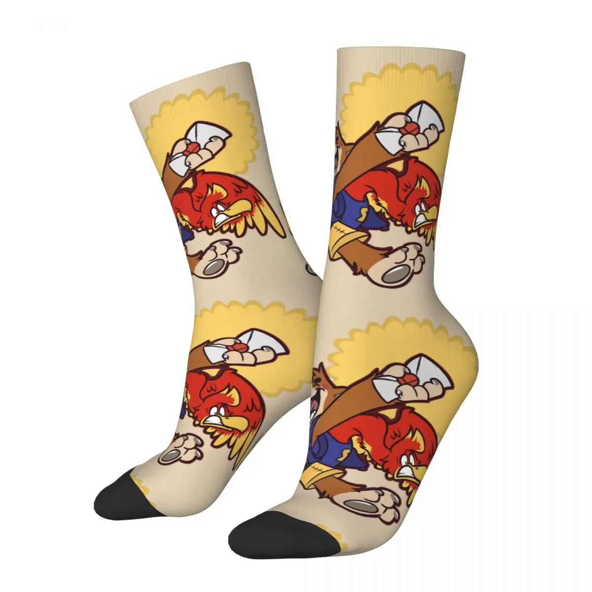 Funny Crazy Compression Sock for Men Banjo Came Home Hip Hop Vintage Super Smash Bros Ultimate Game Printed Boys Crew Sock