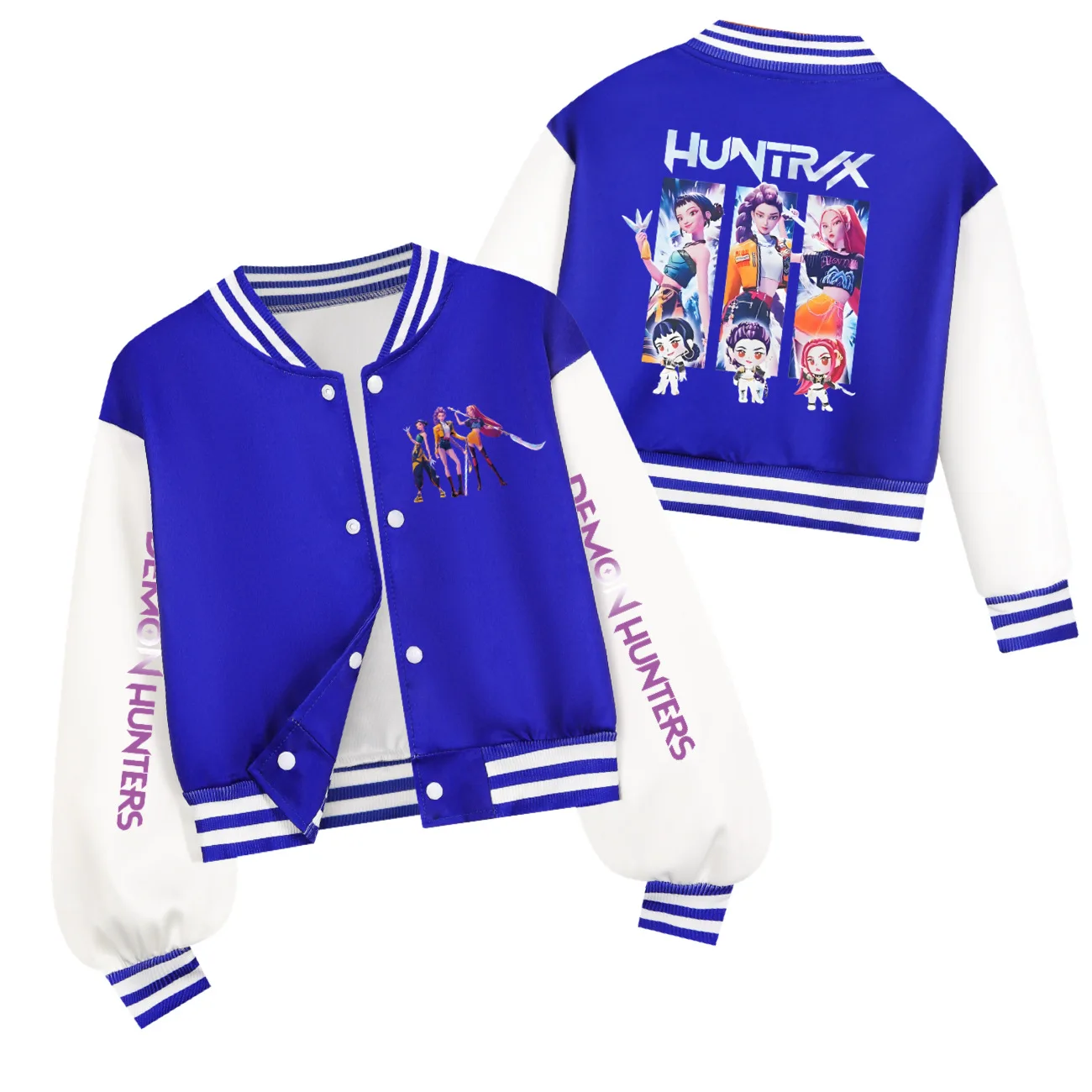 KPop Demon Hunters Kids Huntrix SAJABOYS Clothes Spring Autumn Girls Baby Casual Hoodies Children Costume Boys Baseball Uniform