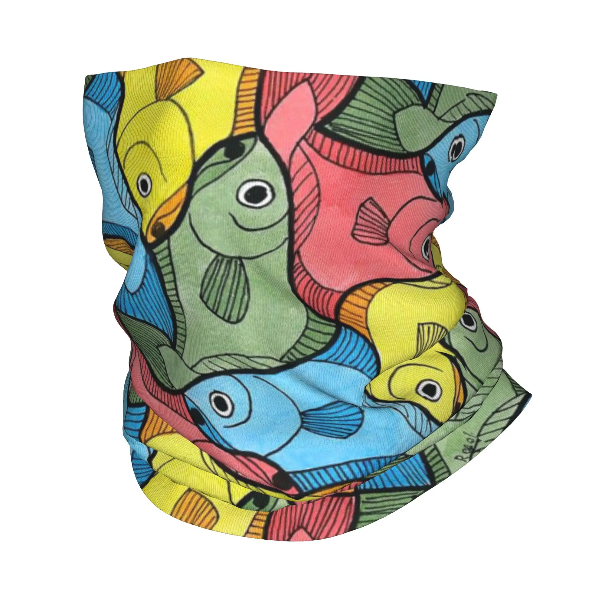 

Бандана-шарф с принтом в стиле Эшер, теплый головной убор для активного отдыха, для мужчин и женщин, взрослых