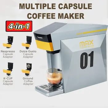 Kávovar na kapsle 4 v 1 kompatibilní s DG Nes illy Capsule Pod mletou kávu Cafeteria 19Bar Coffee Maker icafilas 12 nejlepší prodej 4v1 snídaňový stroj - №9