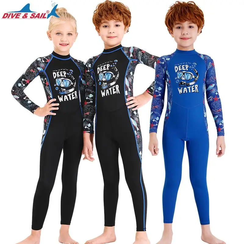 

Kids Diving Suit Stretchy Youth Dive Wetsuit Swimming Surfing Swimsuit