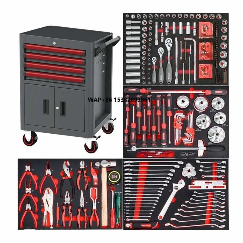 

226 Auto Sheet Metal Tool Car Assembly Set Factory Hot Sale Box Repair Cabinet Roller Cabinet Professional Tool Set