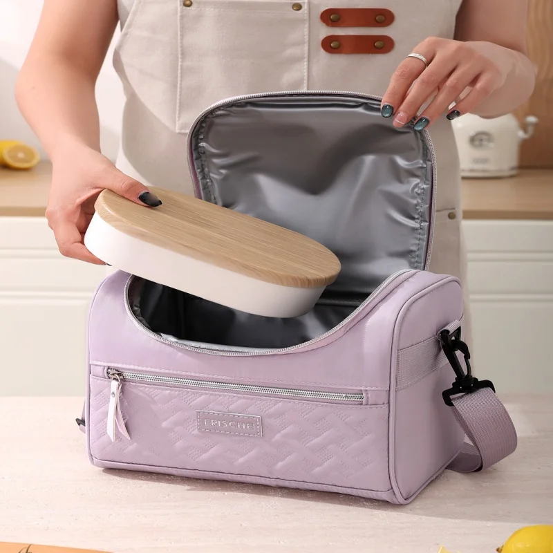 Insulated Lunch Bag Large Capacity Insulated Bag Cooler Bag Lunch Bags Long-lasting Cold Storage For Reusable Lunch Bag