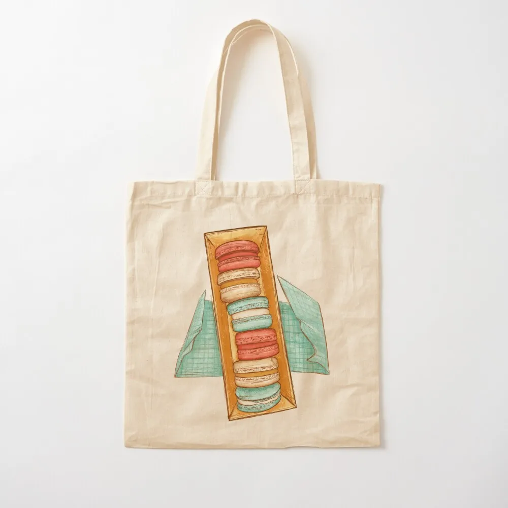 

macarons! Tote Bag shopper bags for women Reusable bags Canvas Tote Bag