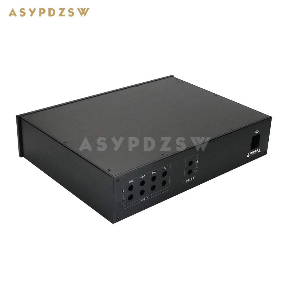 

WA19 BLACK Aluminum enclosure Preamplifier chassis Power amplifier case/box size 312*425*90