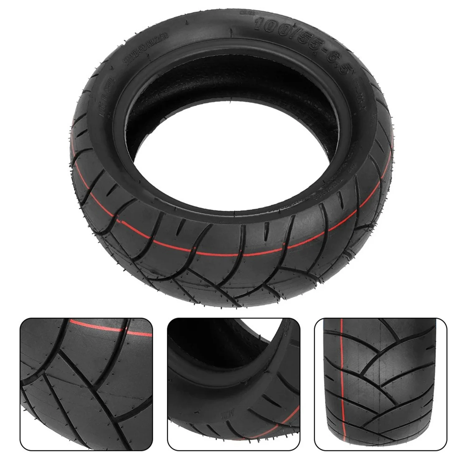 100/55-6.5 Tubeless Tire for Dualtron Ultra2 and For Kaabo Wolf Warrior Kickscooter Off-Road Tyre 11 Inch Electric Scooter Tires