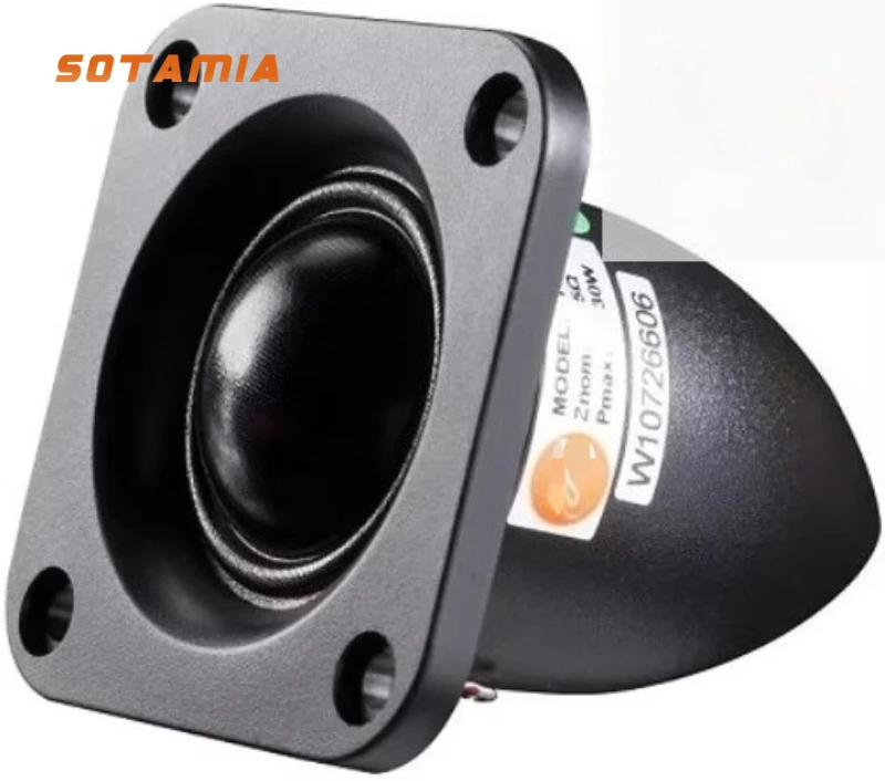 

SOTAMIA 1 шт. 2-дюймовый твитер Fever 5 Ом 30 Вт купольная мембранная колонка из натурального волокна звуковая система домашнего кинотеатра
