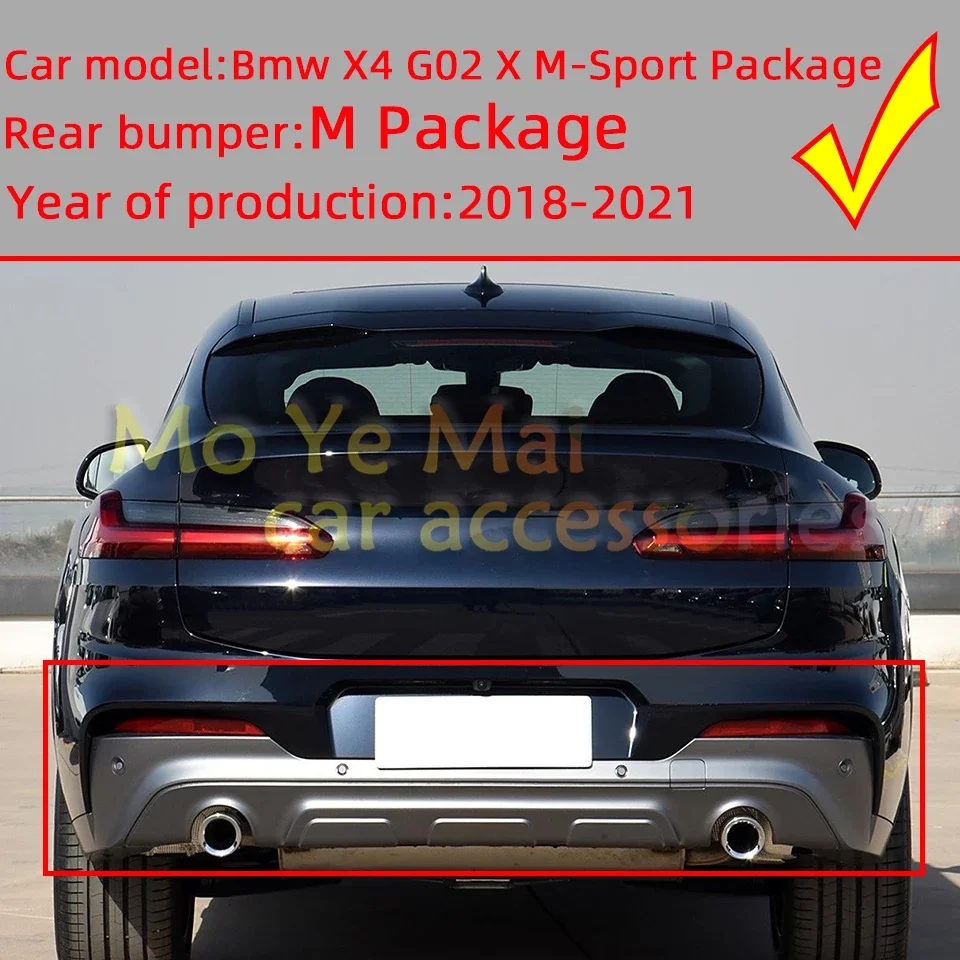 Rear Bumper Towing Hook Cover Cap For Bmw X4 G02 M-Sport 2018-2021 Cross-Country 51128072040 Hauling Cap Trailer Lid Painted