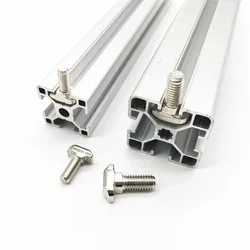10/5/2pcs M5 M6 M8 T Hammer Head T Bolt Aluminum Connector T head bolts Screws for 20/30/40/45 Aluminum Profiles