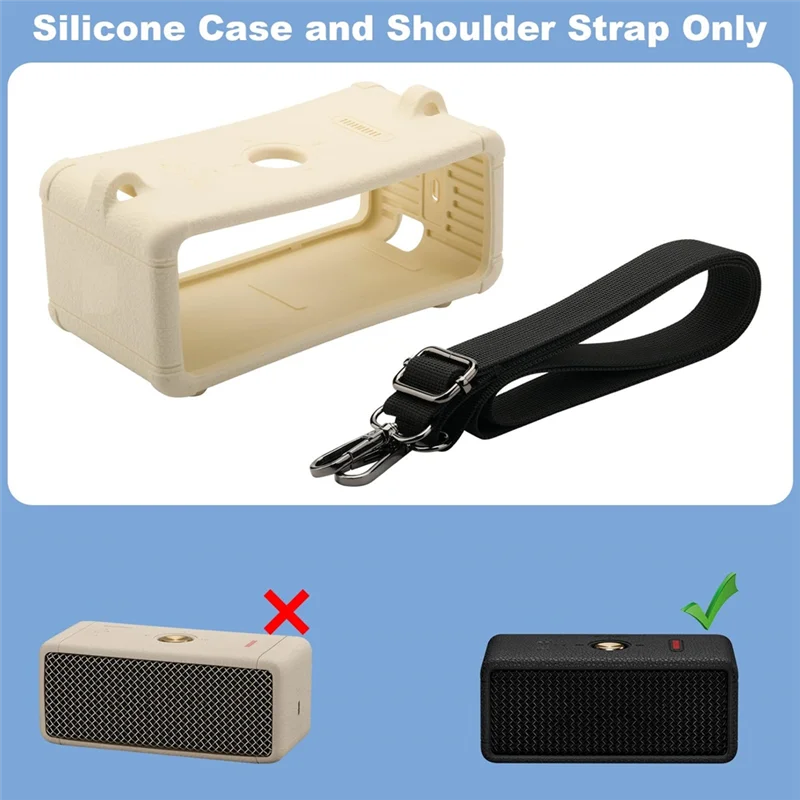 Funda de silicona para altavoz Emberton III, funda protectora de silicona Creamabgi