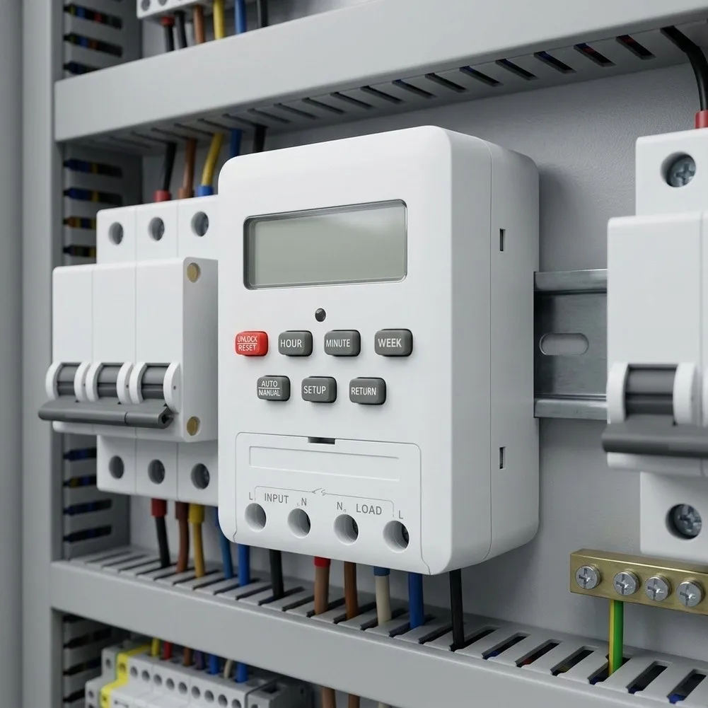 KG316TA AC220V 30A Programmable Timer Switch with LCD Display for For water Pumps For water Heaters and Network Routers