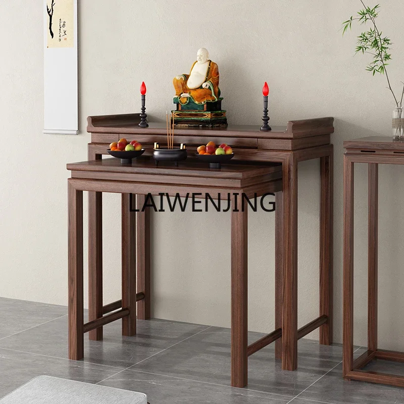 

SGF new Chinese solid wood table incense case Buddha high-end shrine shrine