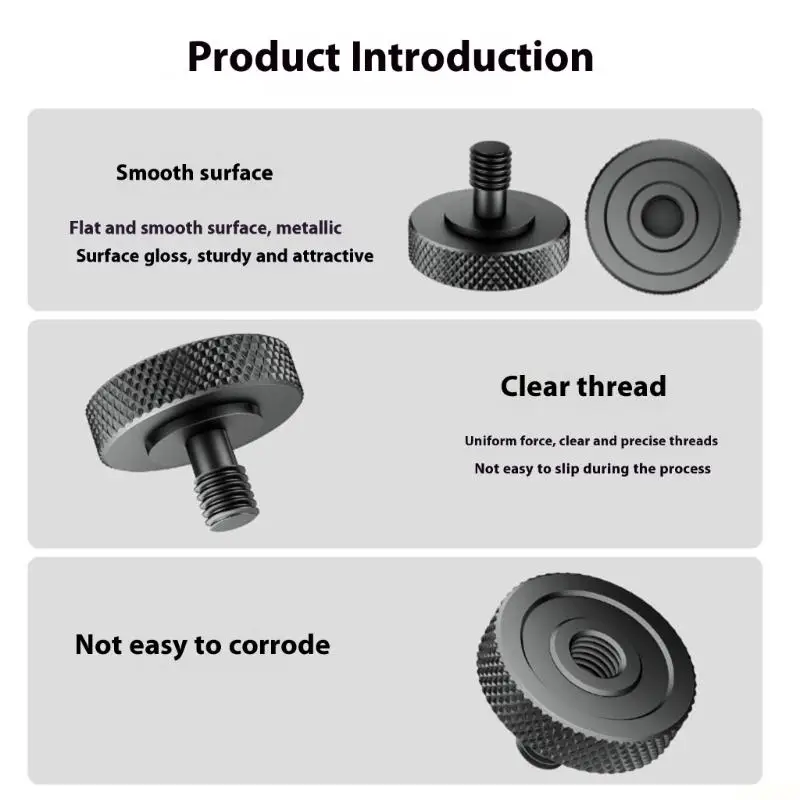 B03F Camera Screw 1/4 to 1/4inch Screw Tripod Monopod Photography Accessories Mount