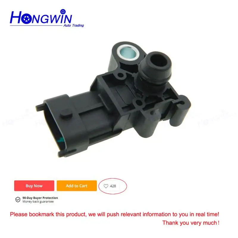 55573248 Manifold Absolute Pressure MAP Sensor For Buick Allure Cadillac Chevrolet  Aveo Camaro Sonic Malibu GMC 0261230282