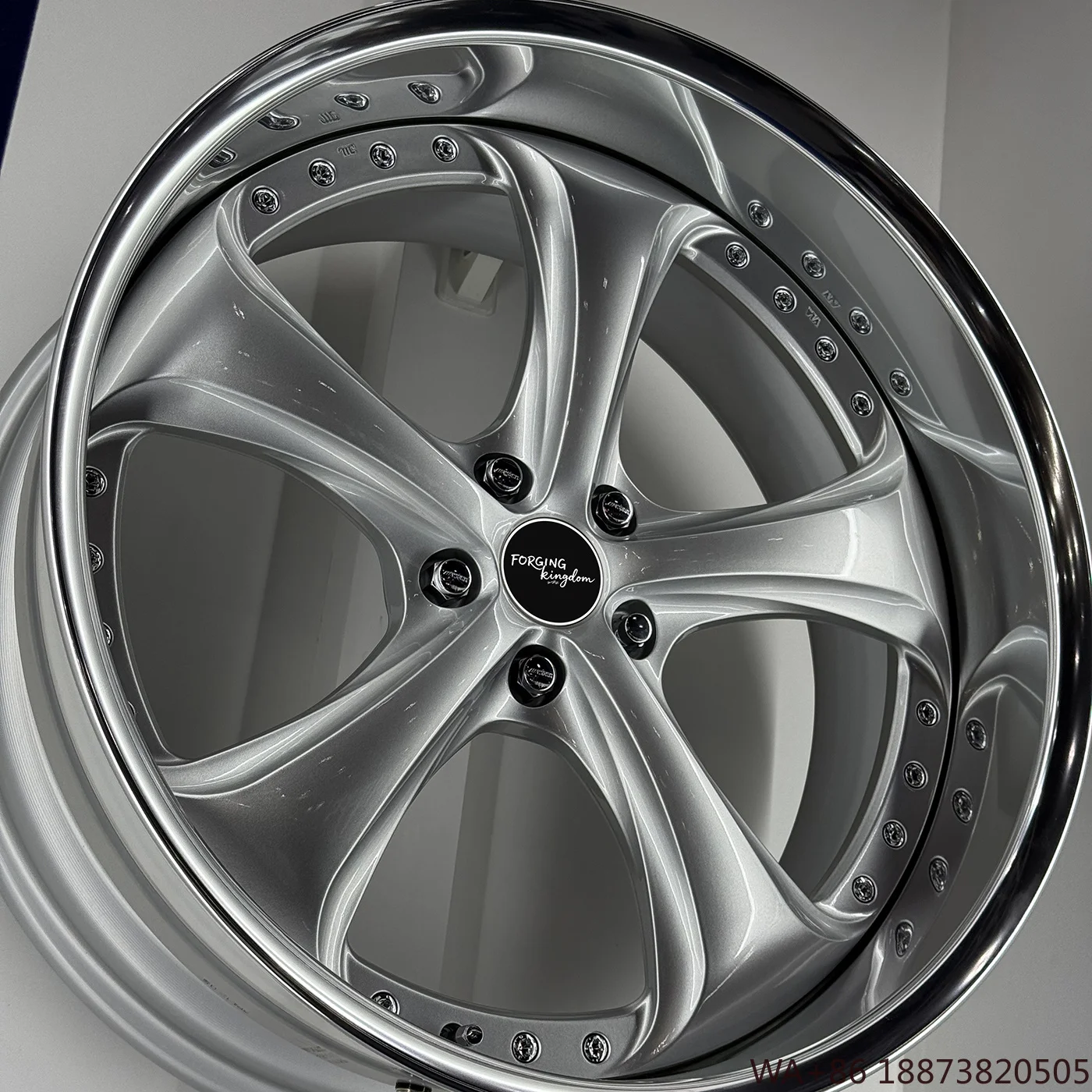 XianglunFORGING KINGDOM DT Model New Double-Piece Forged Aluminum Alloy Automotive Wheel Hub 40mm Ultra Lightweight Multi-Spoke