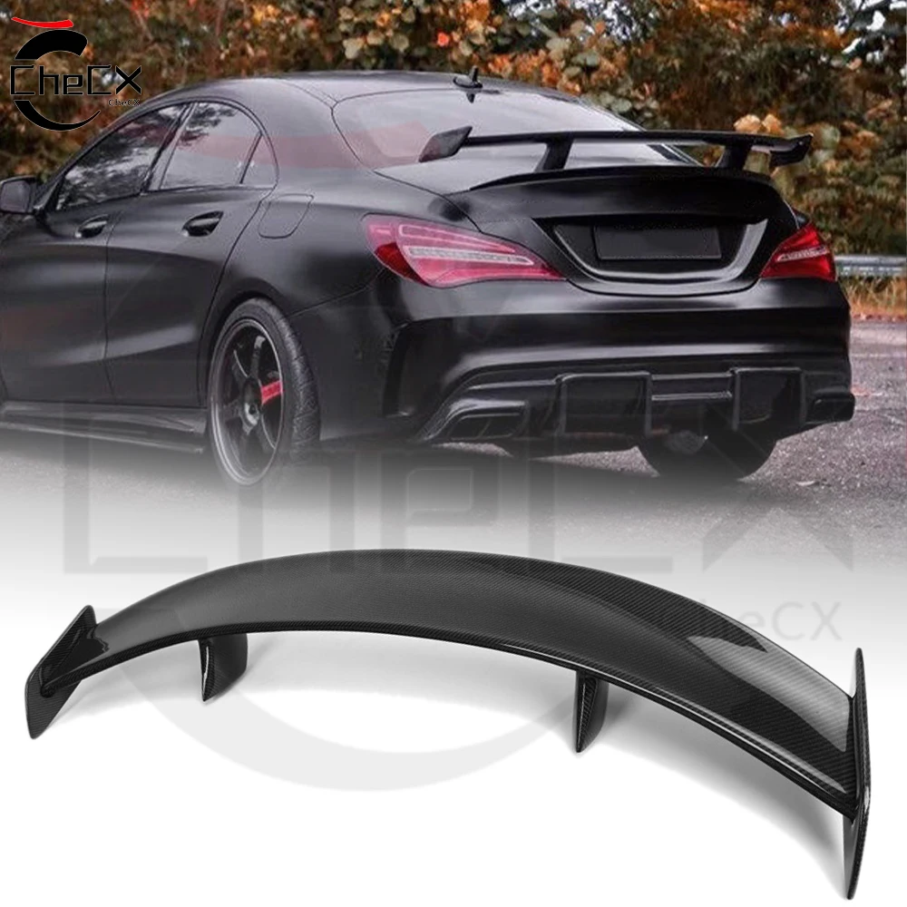 For 2013-2024 Mercedes Benz CLA W117 W118 C117 C118 High Quality Fiberglass Rear Spoiler GT Style Trunk Lid Spoiler CLA45 CLA180