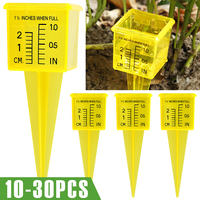 10-30Pcs Garden Rain Gauge Plastic Outdoor Water Measuring Tool Reusable Sprinkler Gauge Instrument for Garden Lawn Backyard