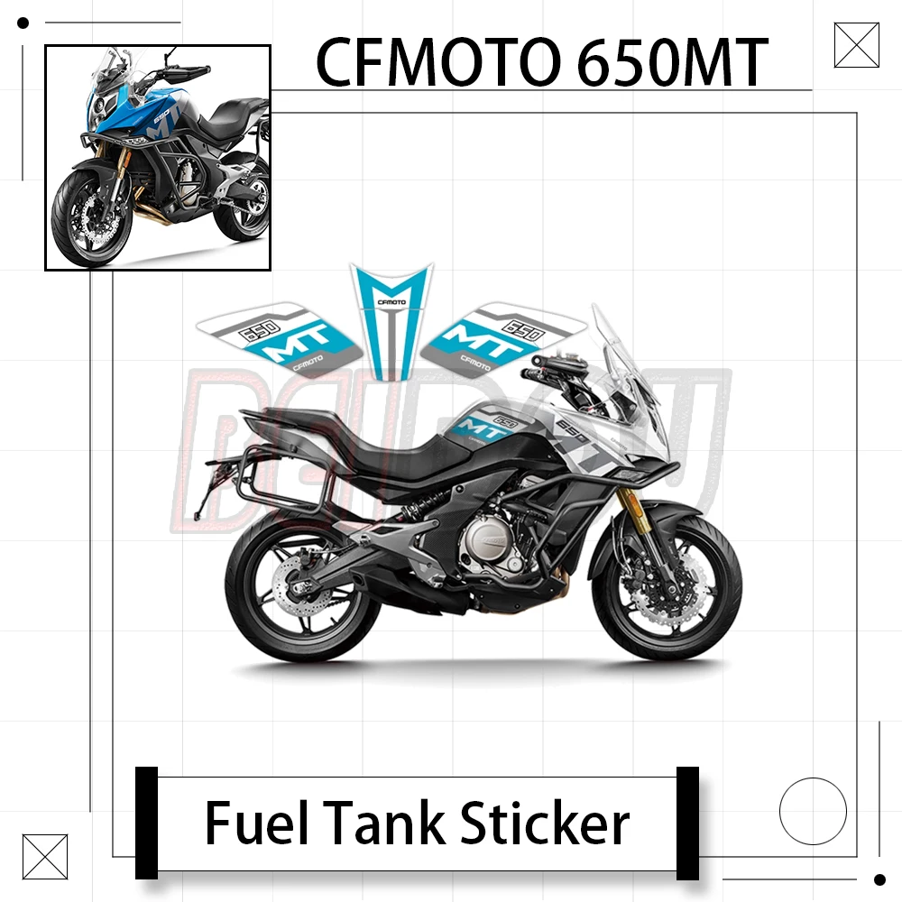

For CFMOTO 650MT MT650 MT 650 650 MT Motorcycle Fuel Tank Sticker Fishbone Sticker Decal Sticker Color Decoration Pull Print